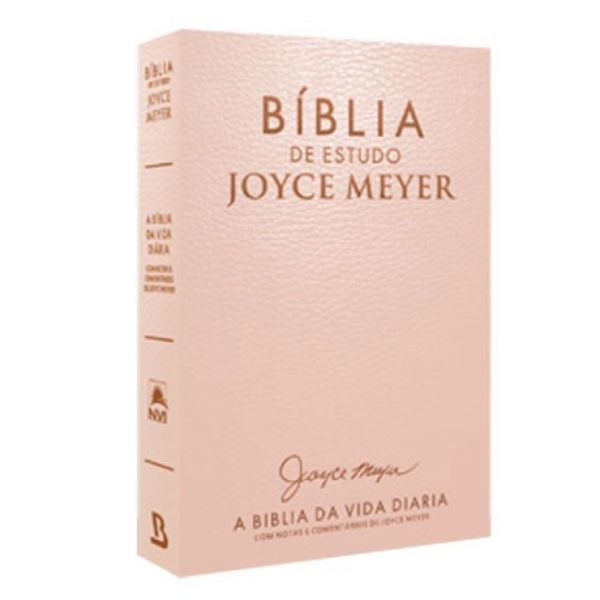 Biblia de Estudo Joyce Meyer - Rose bebê